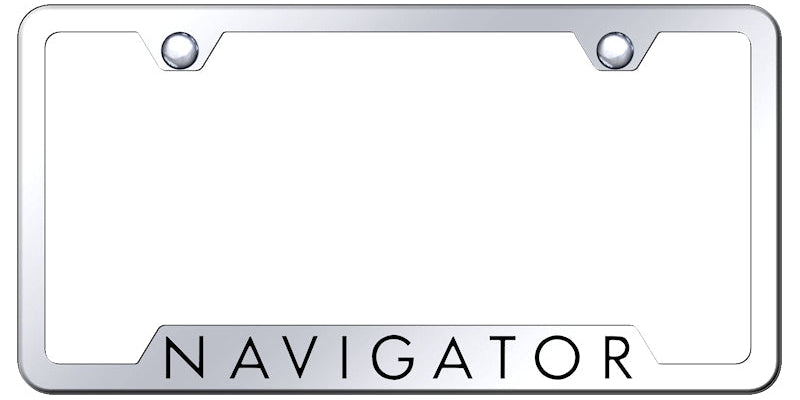 Navigator Cut-Out Frame - Laser Etched Mirrored