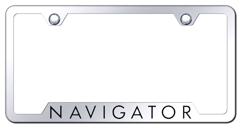 Navigator Cut-Out Frame - Laser Etched Mirrored