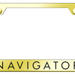 Navigator Cut-Out Frame - Laser Etched Gold