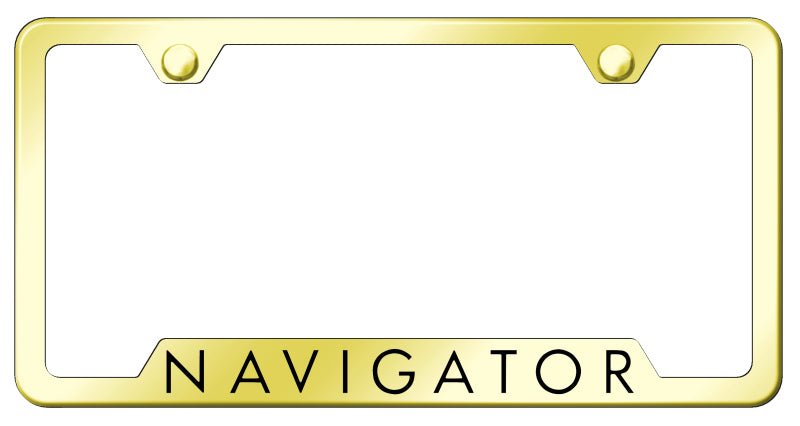 Navigator Cut-Out Frame - Laser Etched Gold