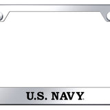 U.S. Navy Cut-Out Frame - Laser Etched Mirrored