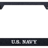 U.S. Navy Cut-Out Frame - Laser Etched Rugged Black