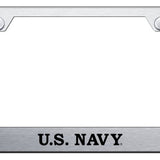 U.S. Navy Cut-Out Frame - Laser Etched Brushed