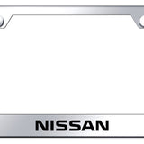 Nissan Cut-Out Frame - Laser Etched Mirrored