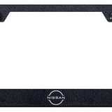 Nissan Logo Cut-Out Frame - Laser Etched Rugged Black