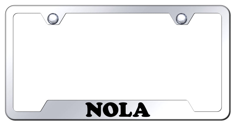 NOLA Cut-Out Frame - Laser Etched Mirrored