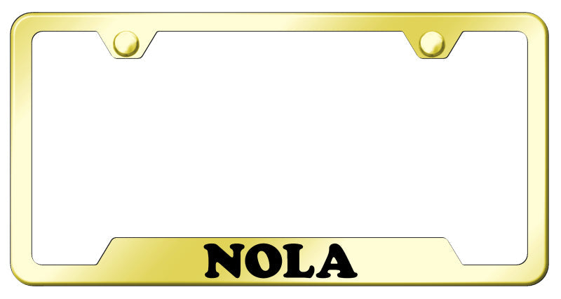 NOLA Cut-Out Frame - Laser Etched Gold