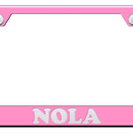 NOLA Cut-Out Frame - Laser Etched Pink