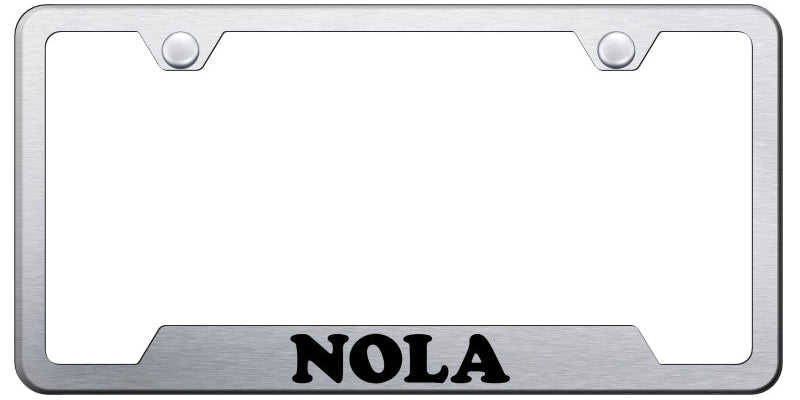 NOLA Cut-Out Frame - Laser Etched Brushed