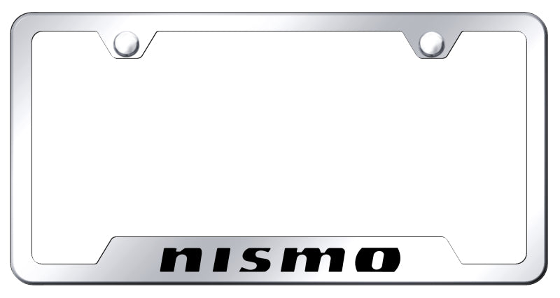 Nismo Cut-Out Frame - Laser Etched Mirrored