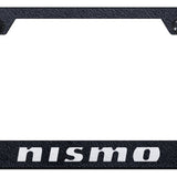 Nismo Cut-Out Frame - Laser Etched Rugged Black