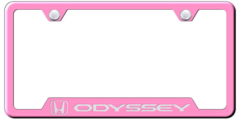 Odyssey Cut-Out Frame - Laser Etched Pink