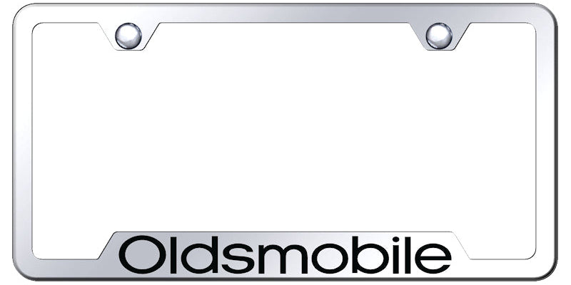 Oldsmobile Cut-Out Frame - Laser Etched Mirrored