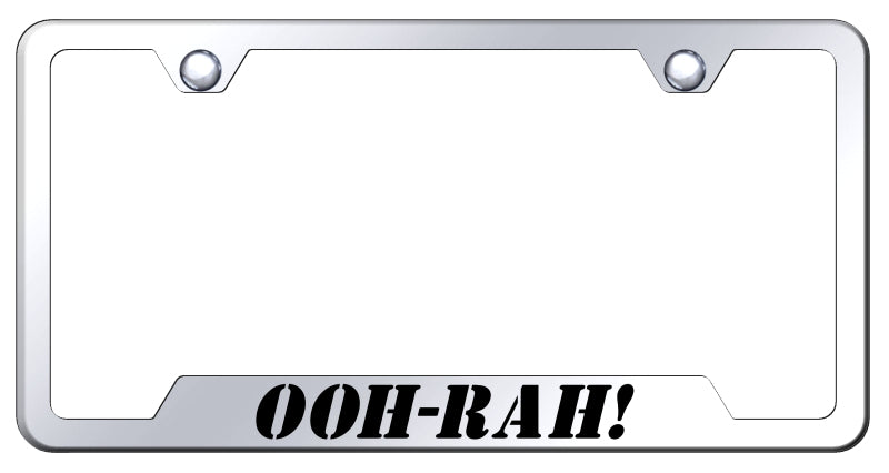 OOH-RAH! Cut-Out Frame - Laser Etched Mirrored