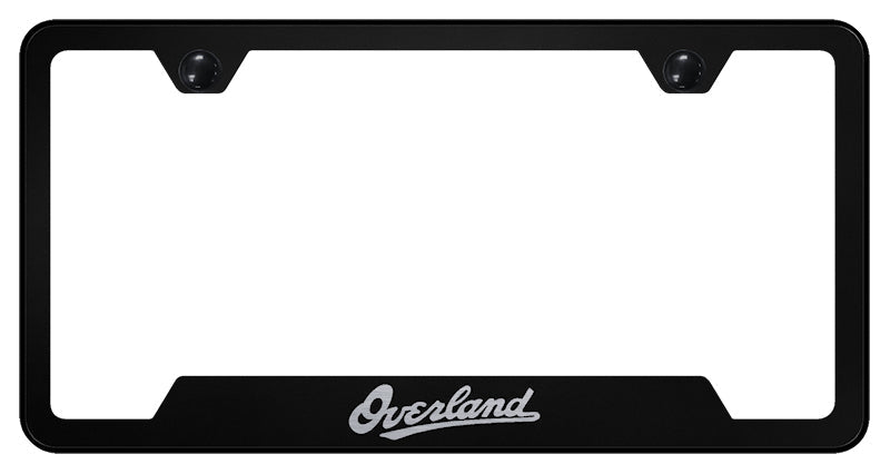 Overland Cut-Out Frame - Laser Etched Black