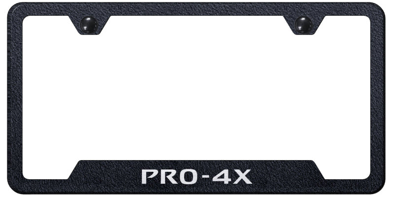 Pro-4X Cut-Out Frame - Laser Etched Rugged Black