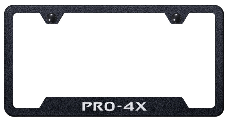 Pro-4X Cut-Out Frame - Laser Etched Rugged Black