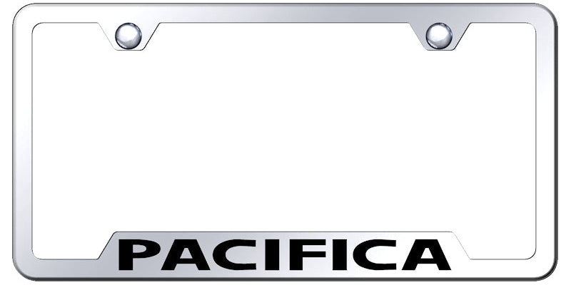 Pacifica Cut-Out Frame - Laser Etched Mirrored