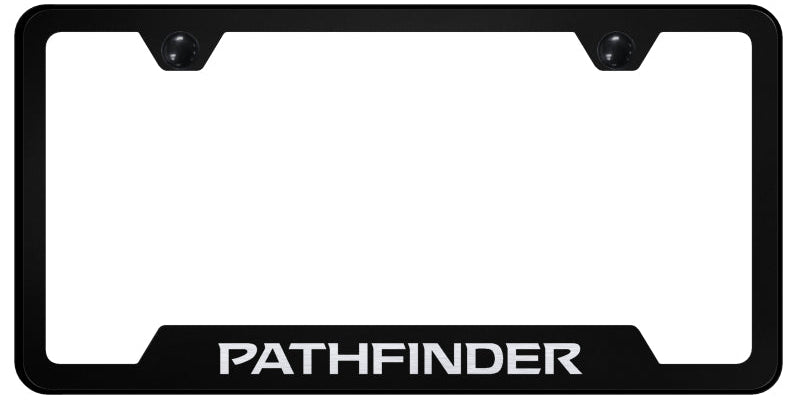 Pathfinder Cut-Out Frame - Laser Etched Black