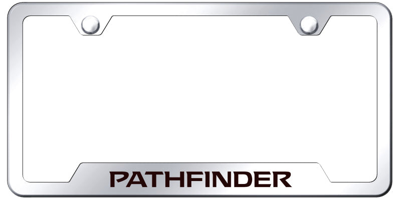 Pathfinder Cut-Out Frame - Laser Etched Mirrored