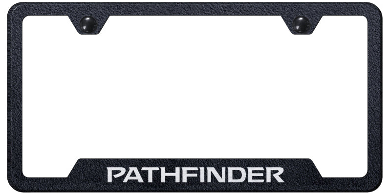 Pathfinder Cut-Out Frame - Laser Etched Rugged Black