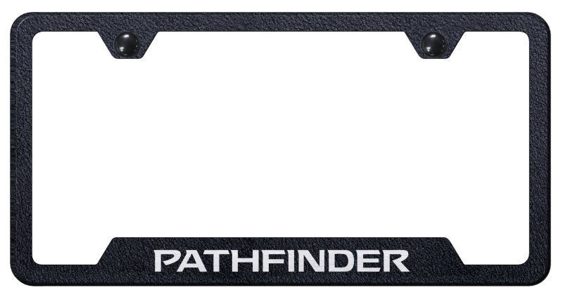 Pathfinder Cut-Out Frame - Laser Etched Rugged Black