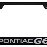 Pontiac G6 Cut-Out Frame - Laser Etched Black