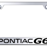 Pontiac G6 Cut-Out Frame - Laser Etched Mirrored