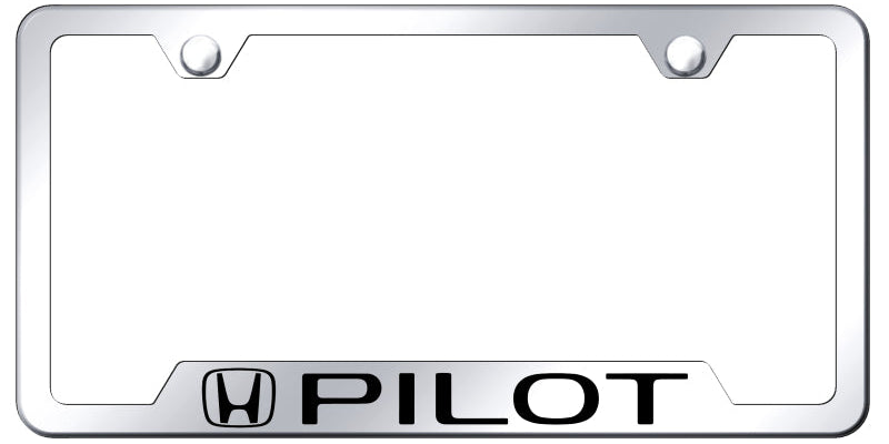 Pilot Cut-Out Frame - Laser Etched Mirrored