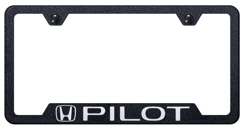 Pilot Cut-Out Frame - Laser Etched Rugged Black