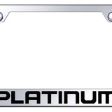 Platinum Cut-Out Frame - Laser Etched Mirrored