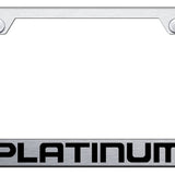 Platinum Cut-Out Frame - Laser Etched Brushed