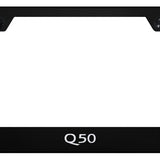 Q50 Cut-Out Frame - Laser Etched Black