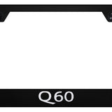 Q60 Cut-Out Frame - Laser Etched Black