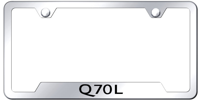 Q70L Cut-Out Frame - Laser Etched Mirrored