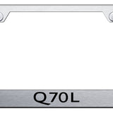 Q70L Cut-Out Frame - Laser Etched Brushed