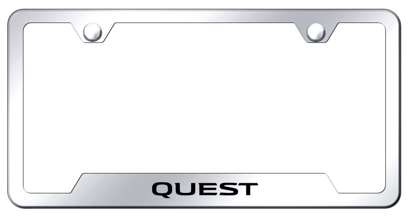 Quest Cut-Out Frame - Laser Etched Mirrored