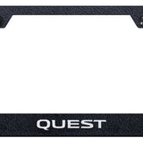 Quest Cut-Out Frame - Laser Etched Rugged Black