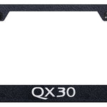 QX30 Cut-Out Frame - Laser Etched Rugged Black