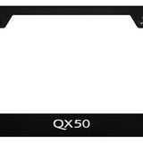 QX50 Cut-Out Frame - Laser Etched Black