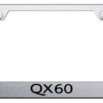 QX60 Cut-Out Frame - Laser Etched Brushed