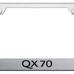 QX70 Cut-Out Frame - Laser Etched Brushed
