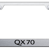 QX70 Cut-Out Frame - Laser Etched Brushed