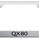 QX80 Cut-Out Frame - Laser Etched Brushed