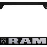 Ram Cut-Out Frame - Laser Etched Black