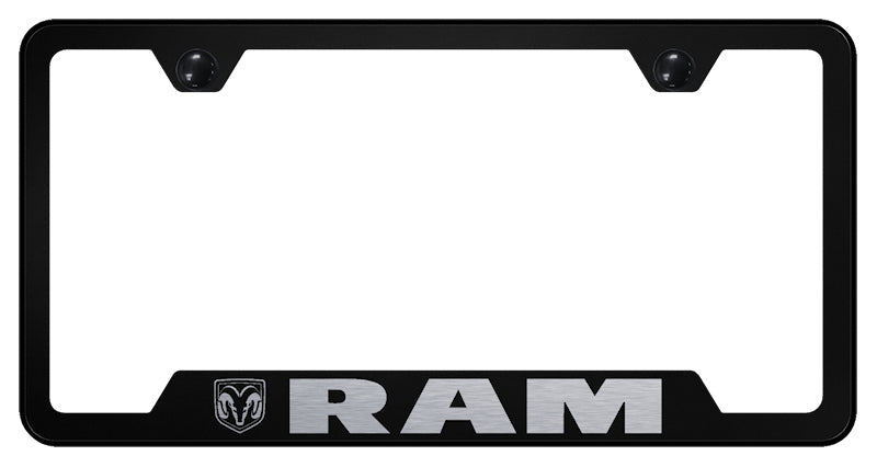 Ram Cut-Out Frame - Laser Etched Black