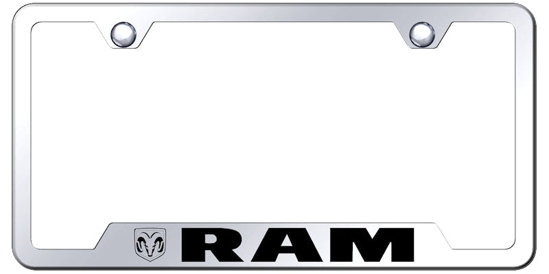 Ram Cut-Out Frame - Laser Etched Mirrored