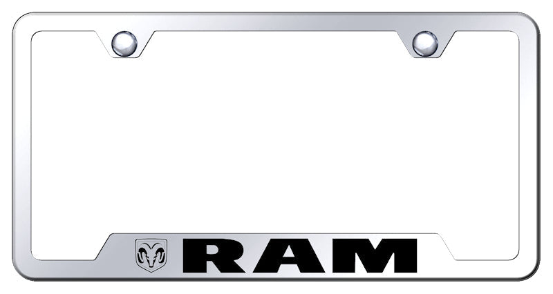 Ram Cut-Out Frame - Laser Etched Mirrored