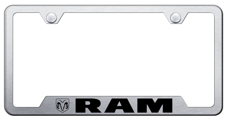 Ram Cut-Out Frame - Laser Etched Brushed