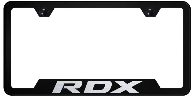 RDX Cut-Out Frame - Laser Etched Black